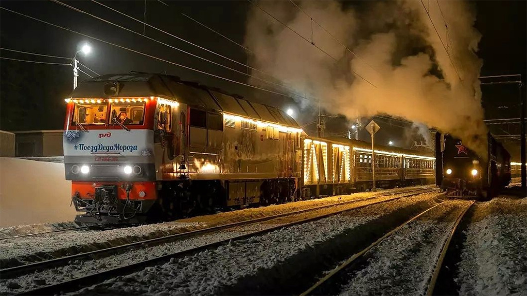 Поезд Деда Мороза поведут коломенские локомотивы